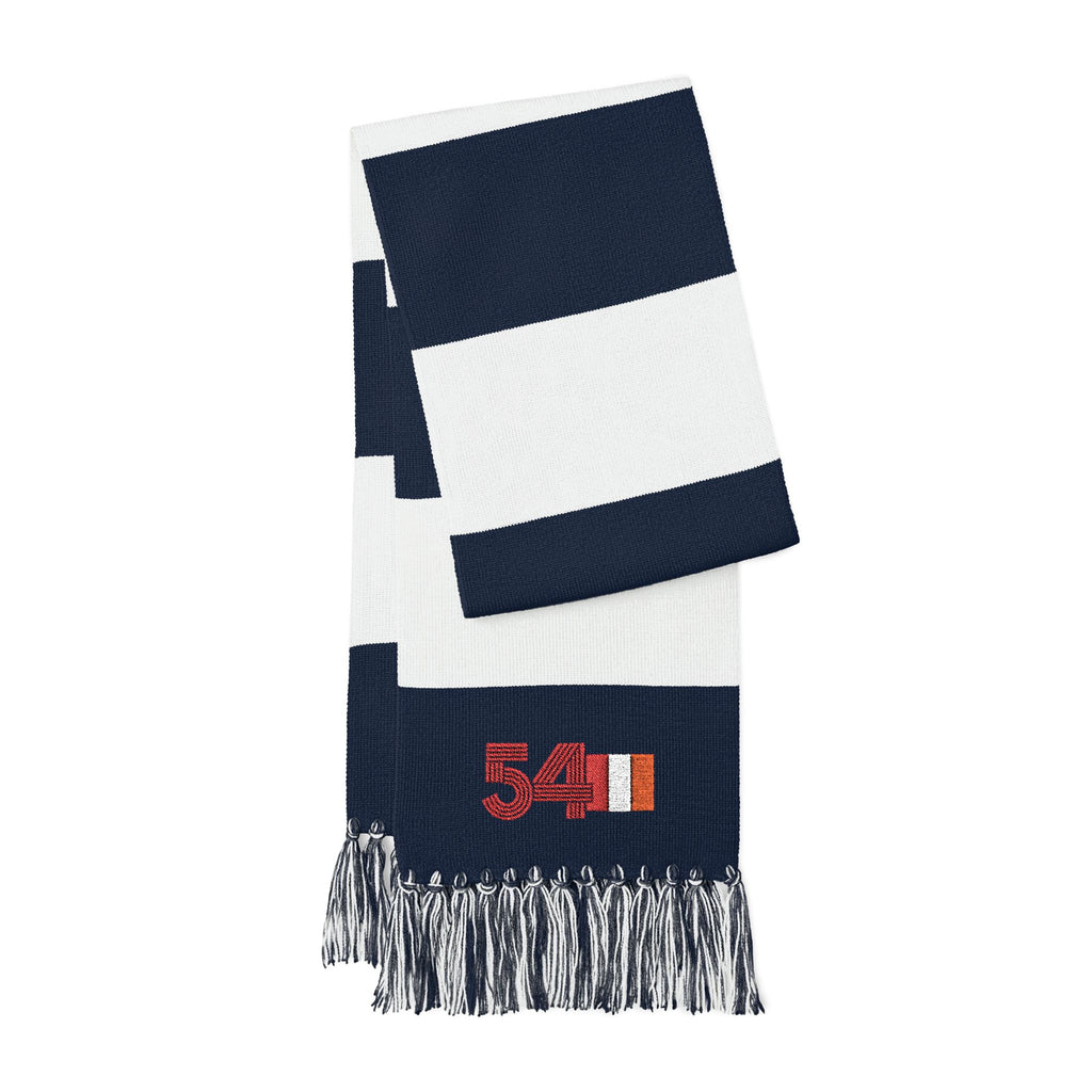 Africa 54 Striped Graphic Scarf Pan African Heritage Fashion Accessory