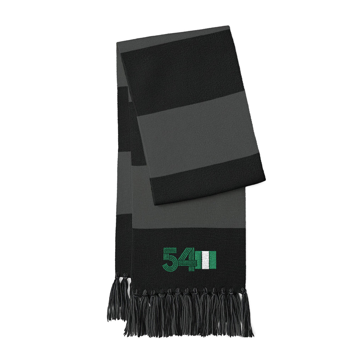 Africa 54 Striped Graphic Scarf Pan African Heritage Fashion Accessory