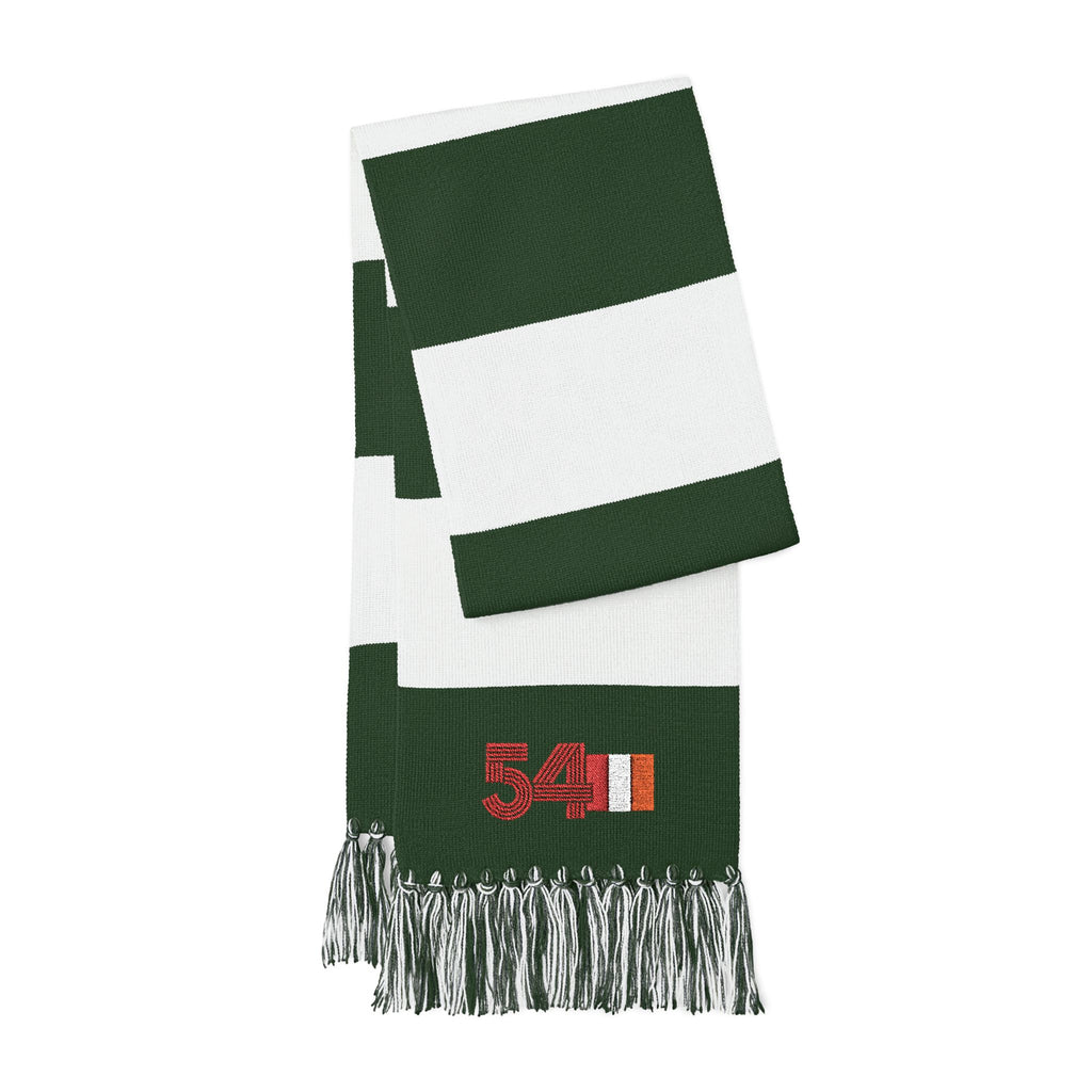 Africa 54 Striped Graphic Scarf Pan African Heritage Fashion Accessory