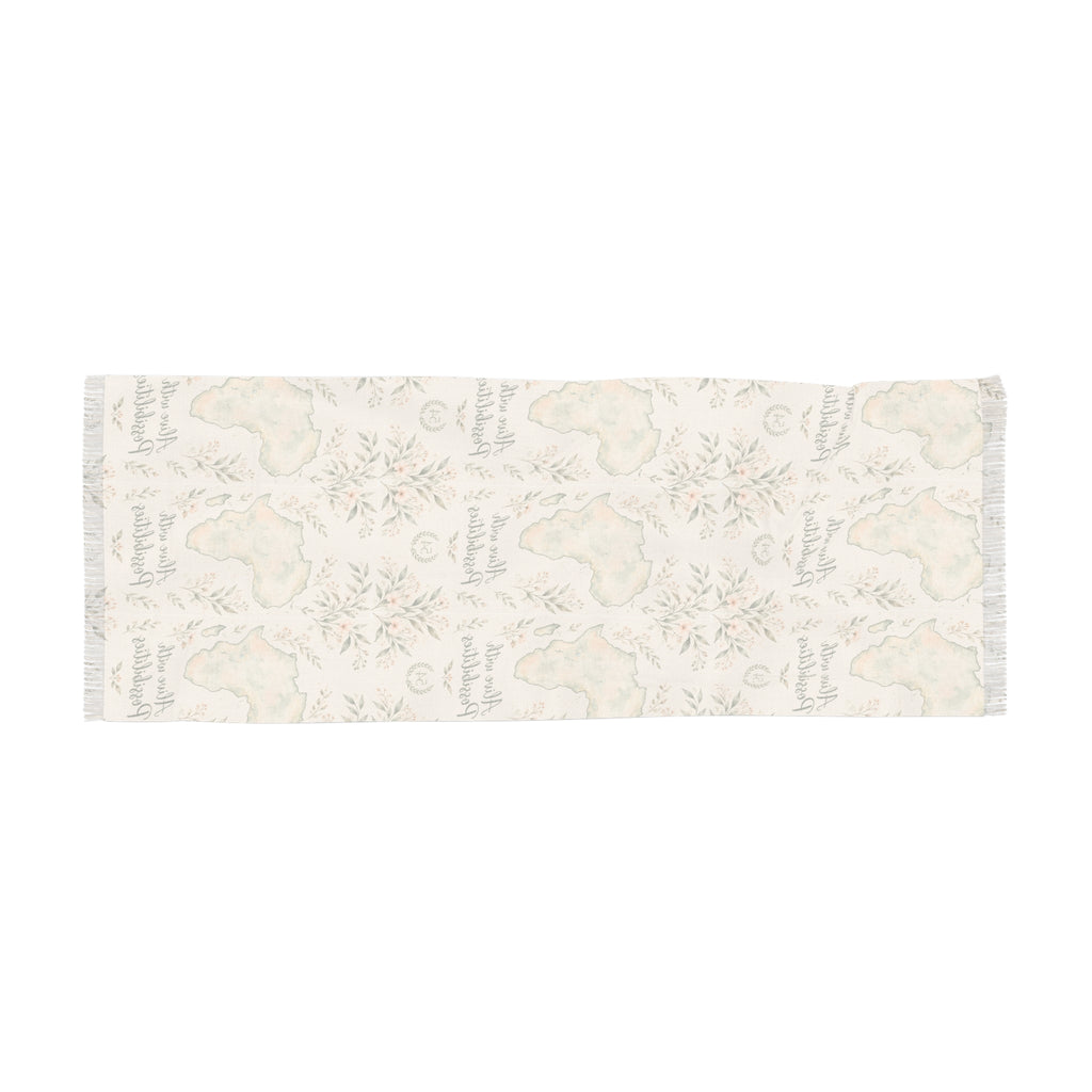 Alive With Possibilities Africa Map Print Lightweight Polyester Scarf