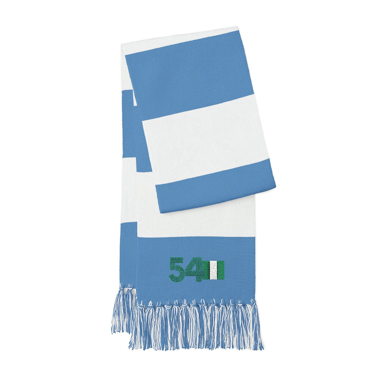 Africa 54 Striped Graphic Scarf Pan African Heritage Fashion Accessory