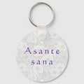 Swahili Asante Sana Lace Keychain - East African Gratitude Gift