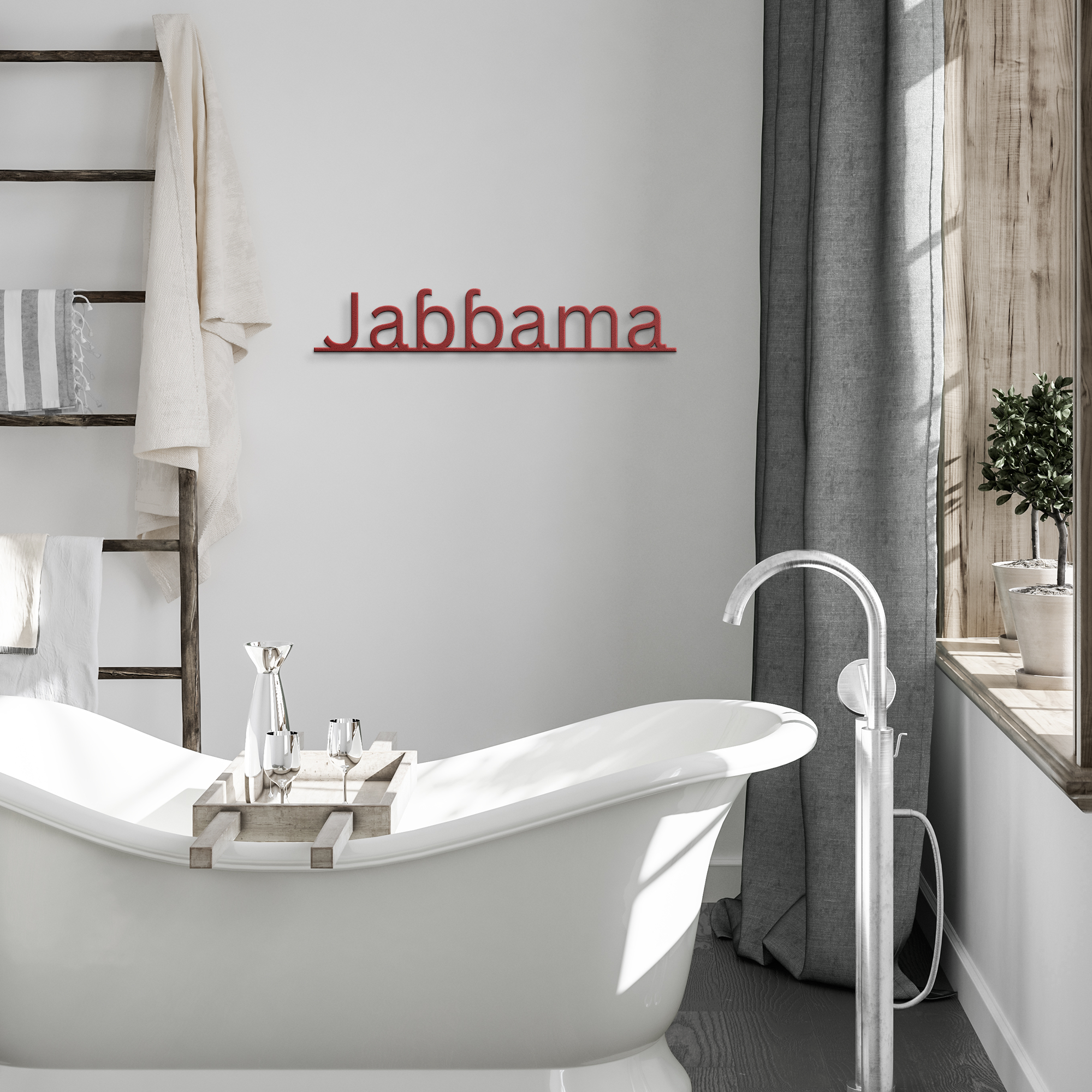 Fulani_Welcome_Metal_Sign_Fulani_We_Red_Modern_Bathroom_Mockup.png_6047574