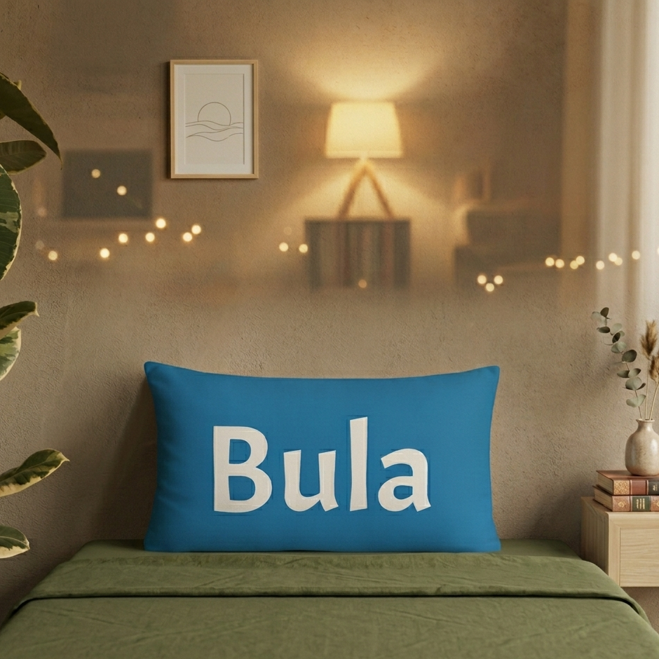 Bula Fijian Pillow – Pacific Island Greeting Home Decor