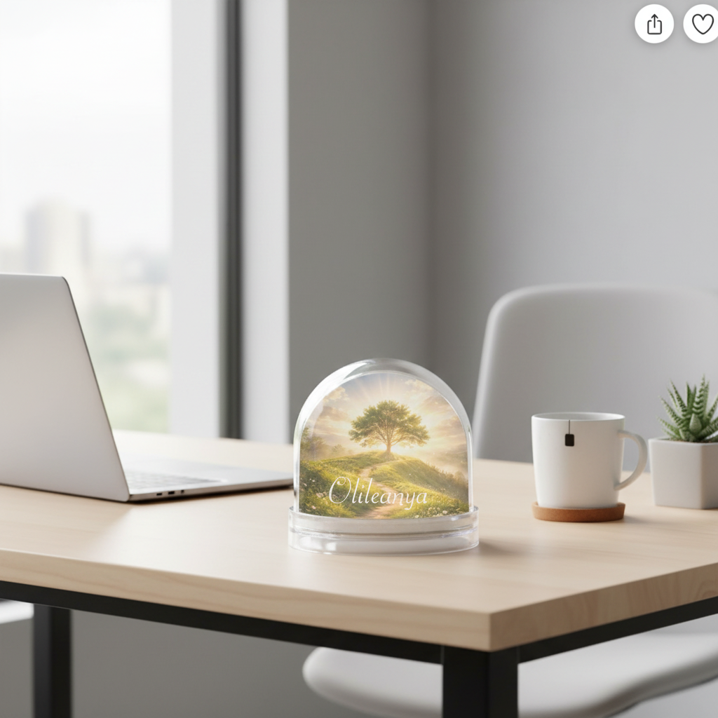 Igbo “Olileanya” Snow Globe – Hope & Faith Inspirational Gift