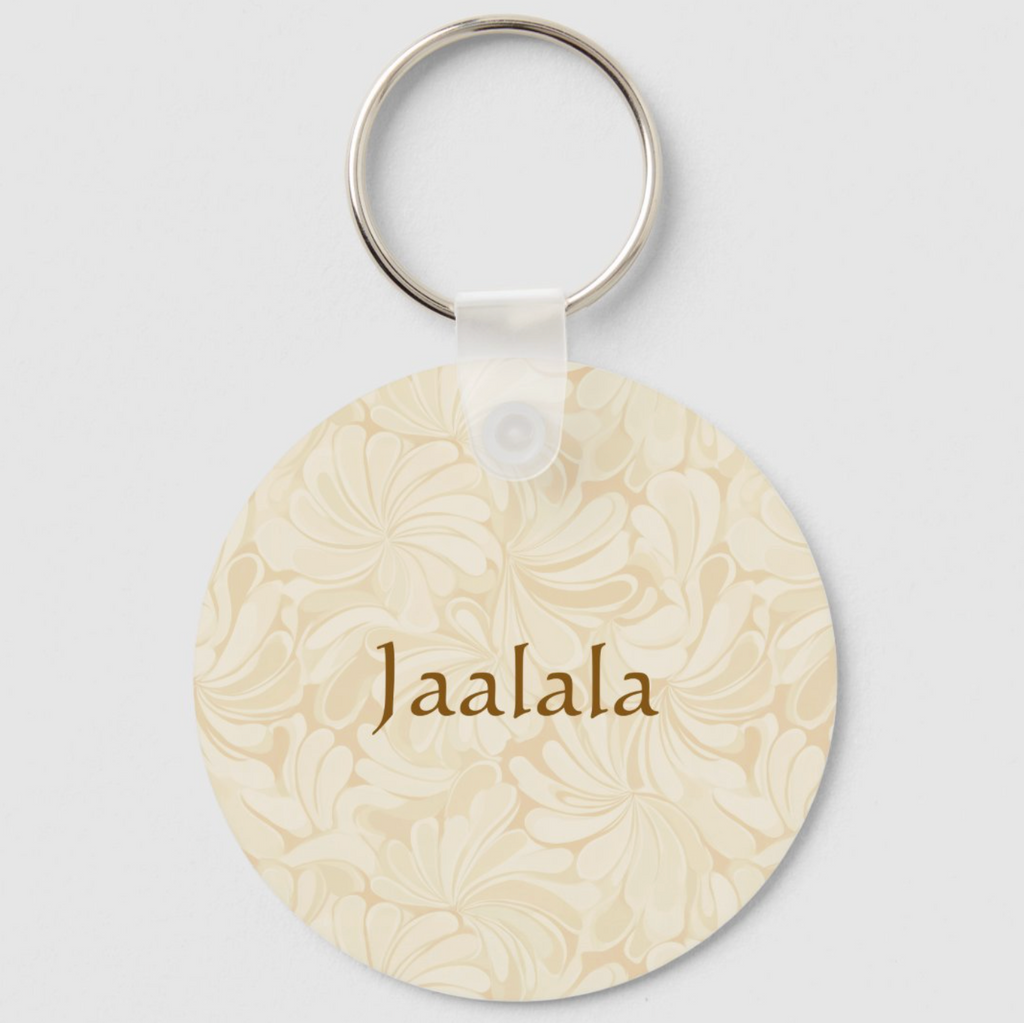Oromo Black and Rose Gold Sparkling Foil Keychain