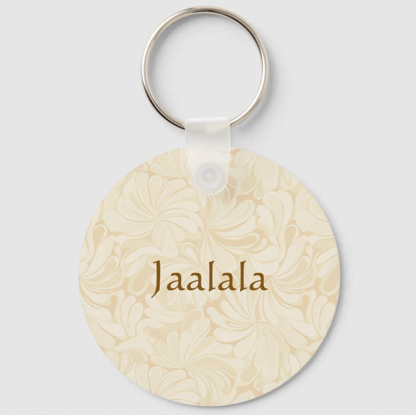Oromo Black and Rose Gold Sparkling Foil Keychain