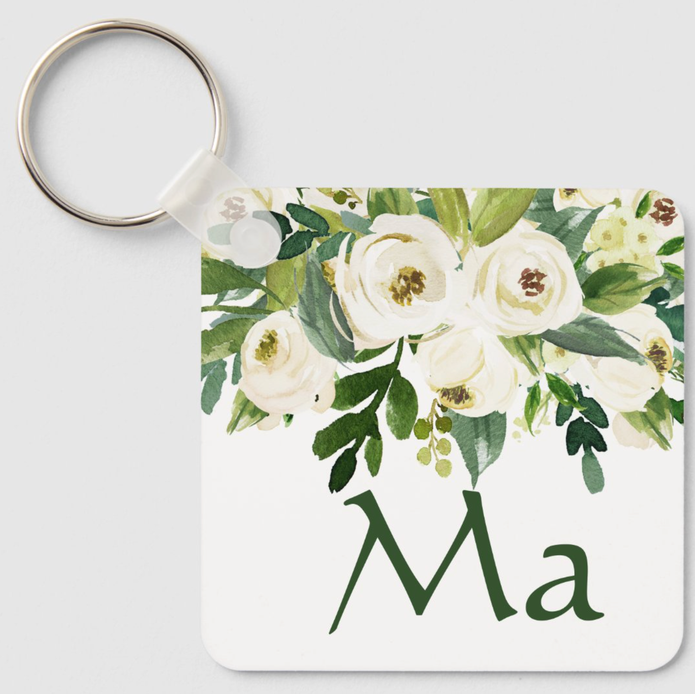 Ma/mama Aluminum Square Keychain (2.25" x 2.25")