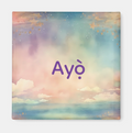 Yoruba "Ayọ̀" Dreamy Ocean Quote Magnet