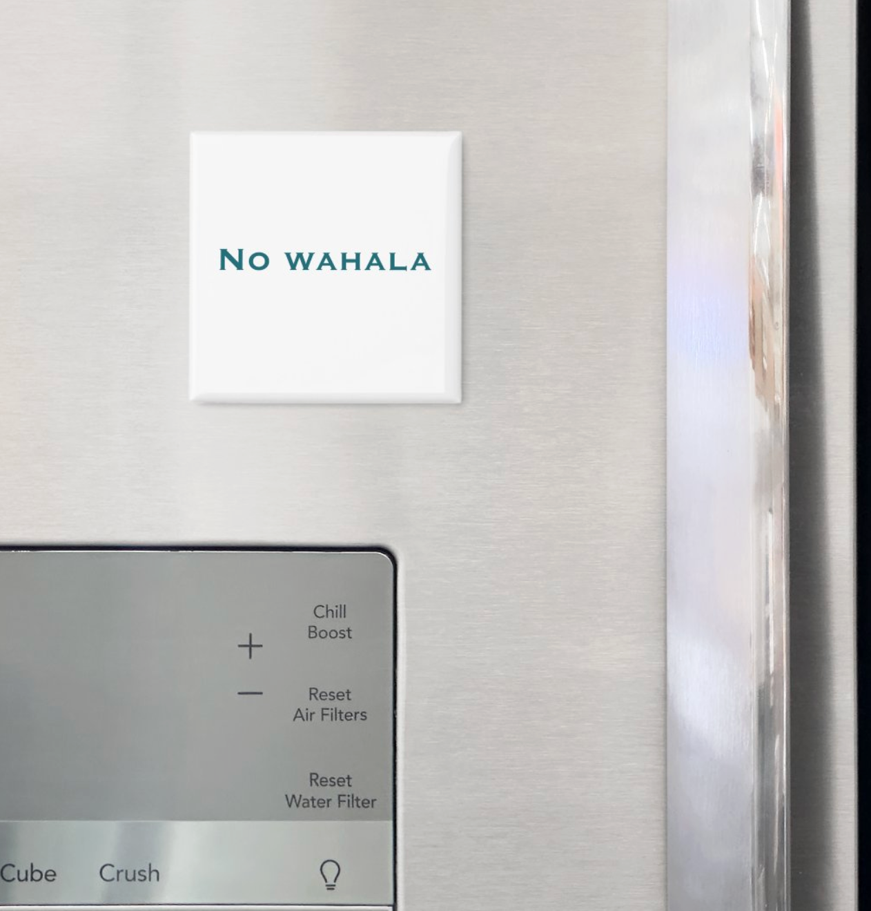 Nigerian Pidgin "No Wahala" Minimal Script Magnet