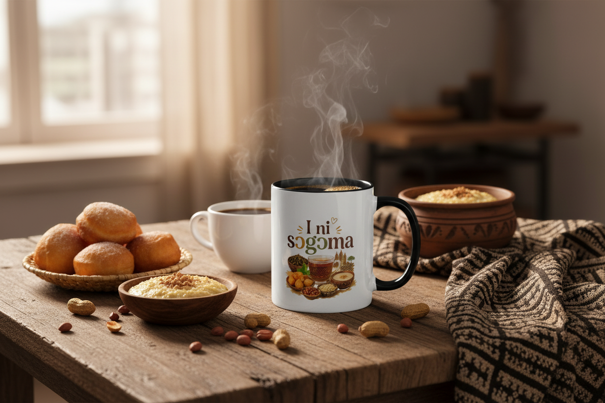 Good Morning in Bambara Mug – I ni sɔgɔma