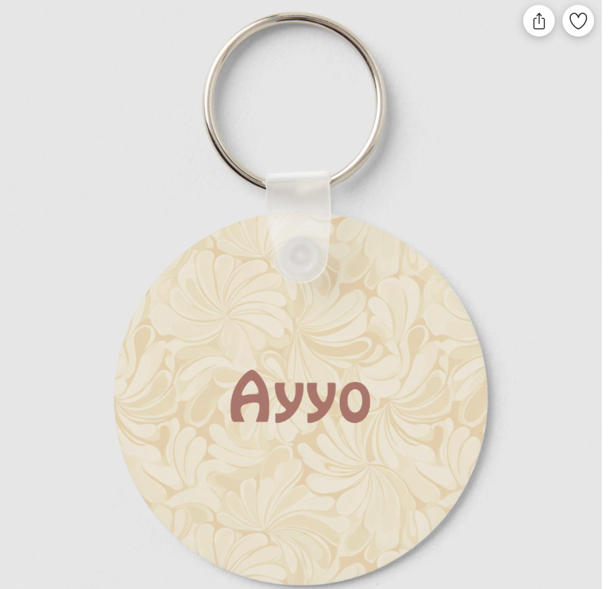Brushed Metal Rose Gold Pink Glitter Monogram Keychain