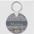 Swahili Line Blue Periwinkle Professional Keychain