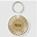 Igbo Sophisticated Gold Circle General Thank You Keychain