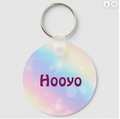 Somali Purple Silver Glitter Girly Monogram Name Keychain