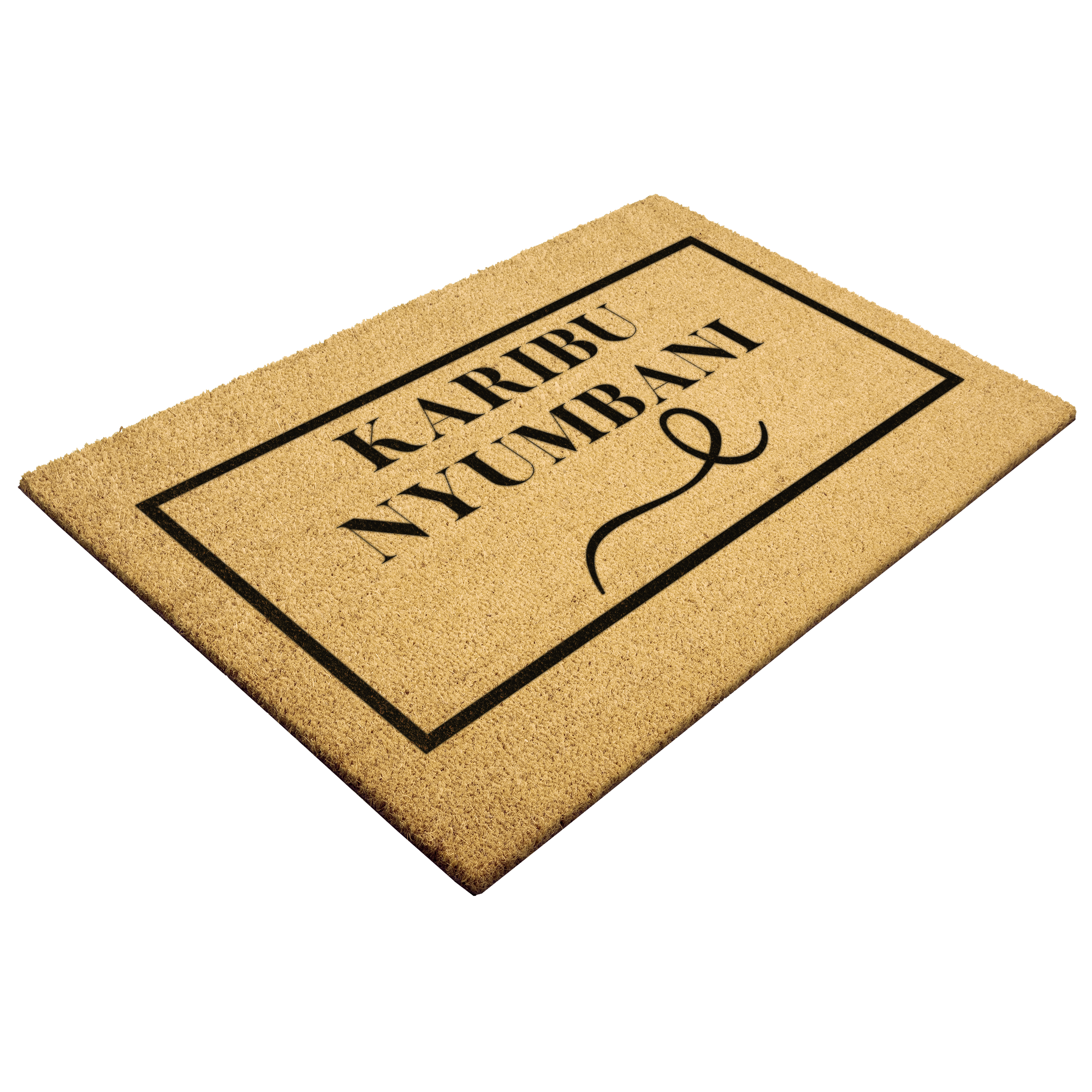 Swahili_Karibu_Nyumbani_Outdoor_Mat_Outdoor_Mat_Angle_Mockup.png_5790650