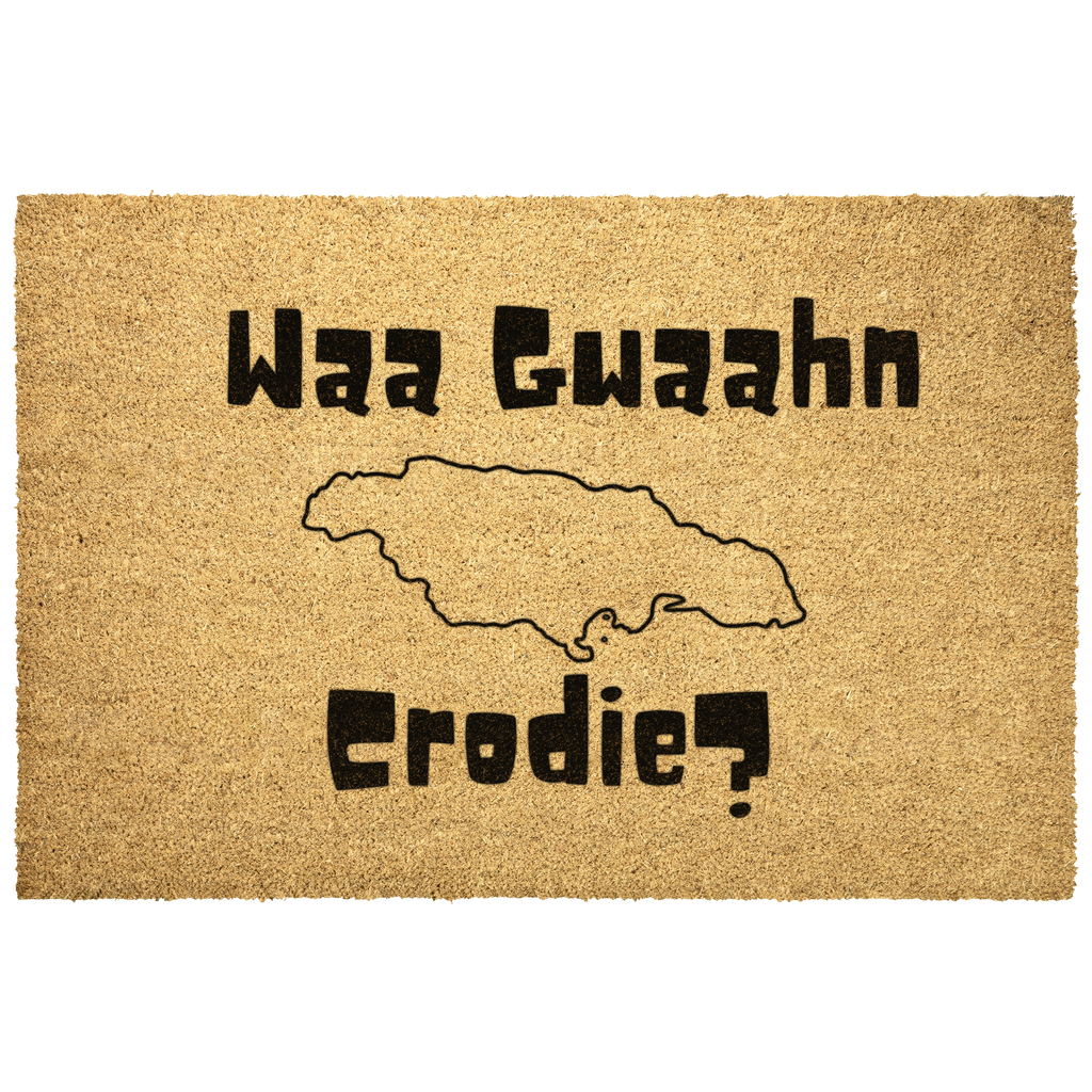 Waa_Gwaan_Crodie_Jamaican_Patois_Doorm_Outdoor_Mat_Main_Mockup.png_9417500