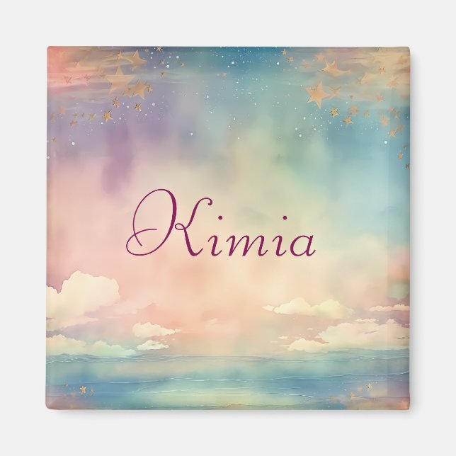 Swahili "Kimia" Ocean Dreamy Quote Magnet