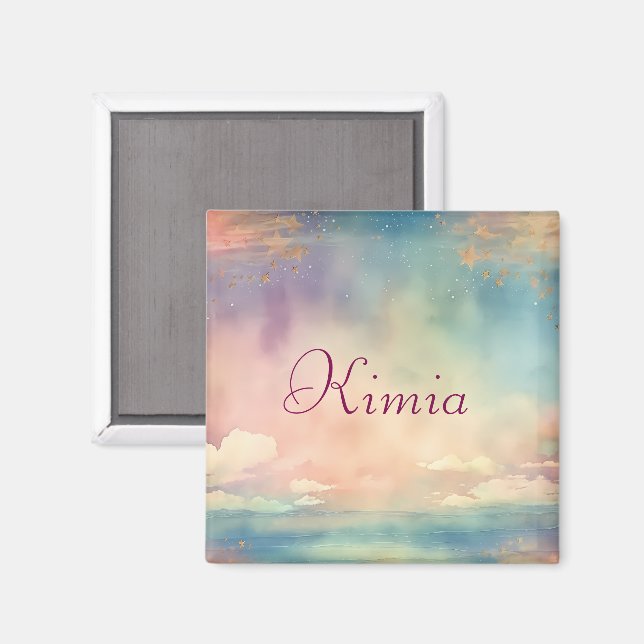 Swahili "Kimia" Ocean Dreamy Quote Magnet