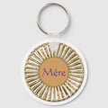 Mere Elegant Heritage Keychain - Gold Accent Mothers Day Gift