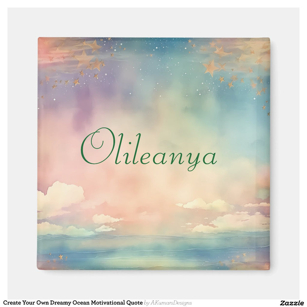 Igbo "Olileanya" Sunrise Landscape Magnet