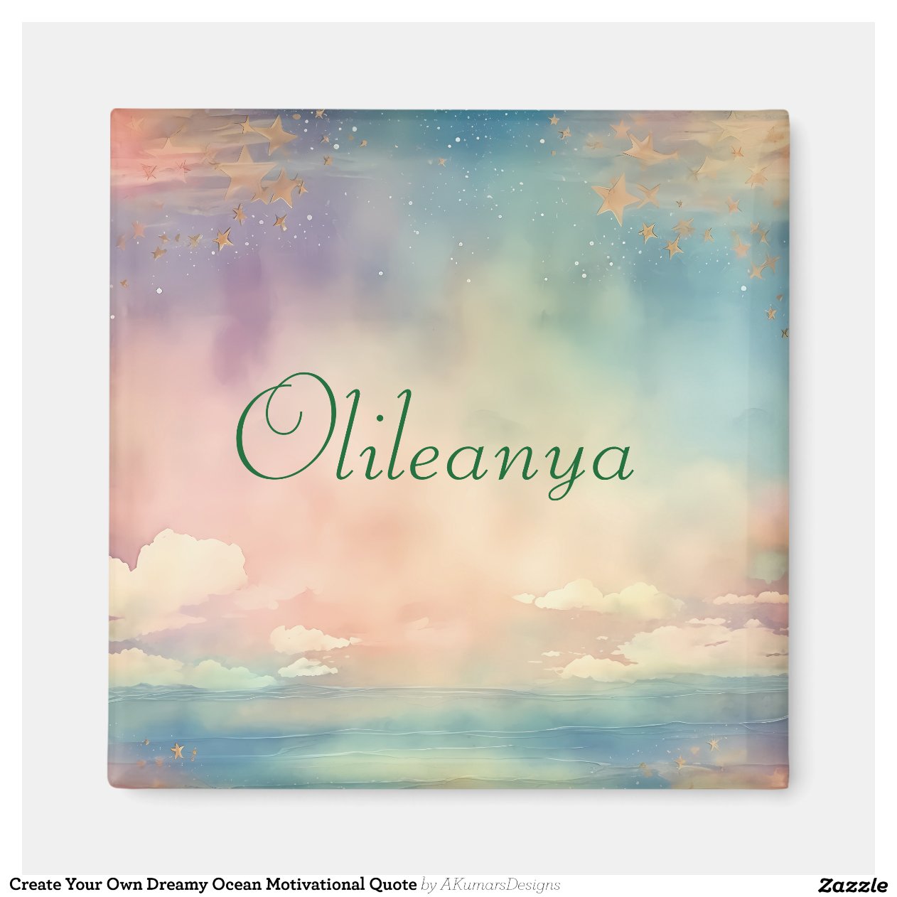 Igbo "Olileanya" Sunrise Landscape Magnet