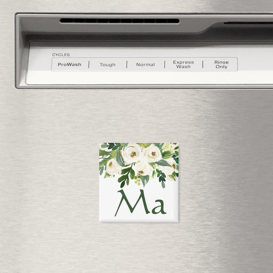 Floral "Ma" Minimal Magnet