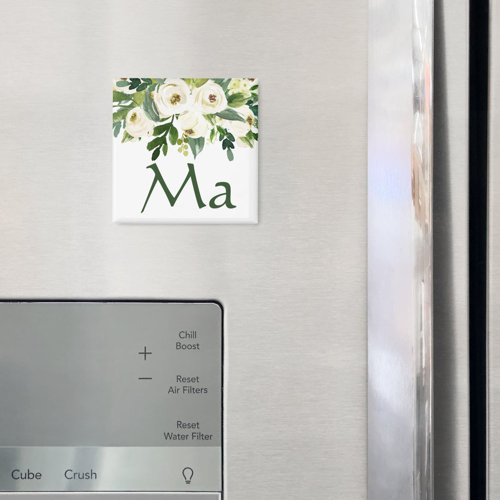 Floral "Ma" Minimal Magnet